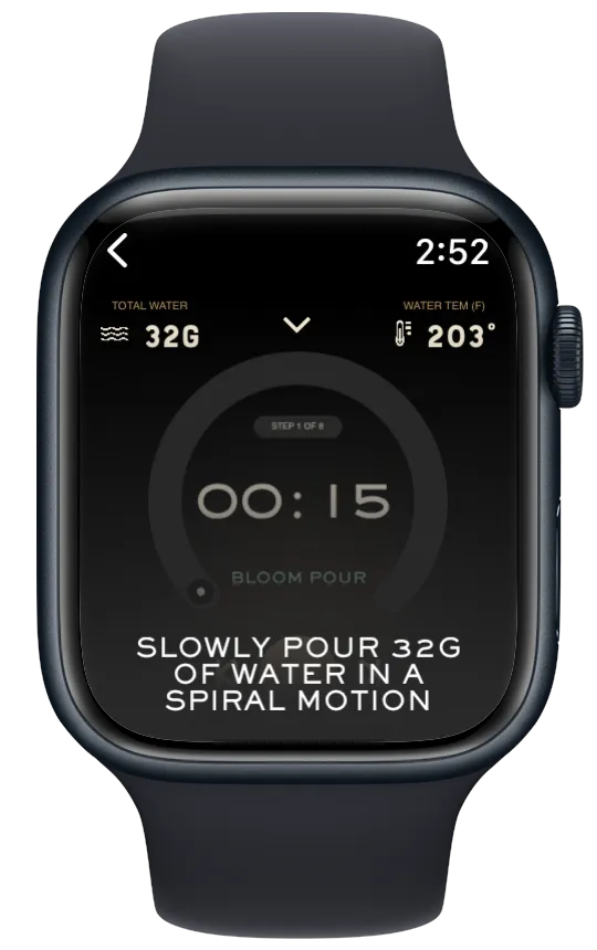 Apple Watch (Pour Over Timer) screenshot 1